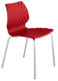 Soleil Red Modern Chair