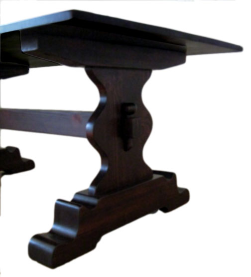 Venetian Trestle table detail