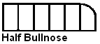 half bullnose