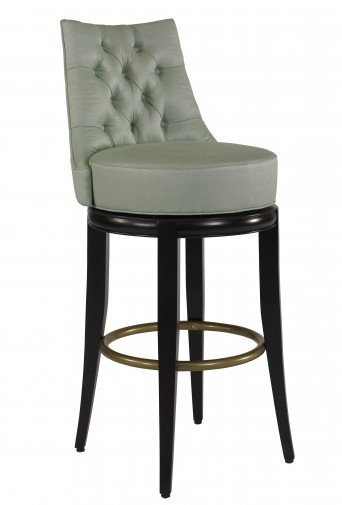 Clarity Bar Height Swivel Stool