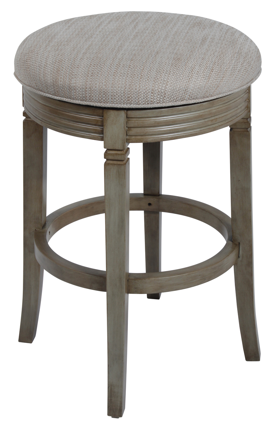 WALTON SWIVEL Backless Barstool