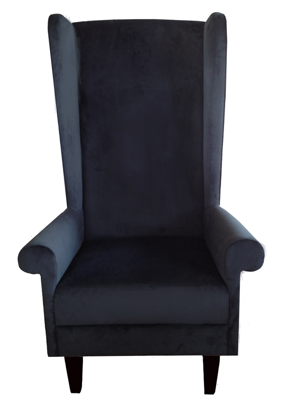 Velvet Blue Lounge Chair