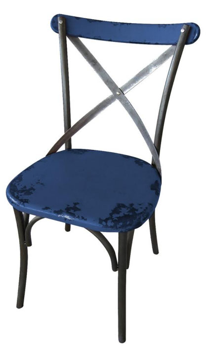 VAUGHAN Blue Chair