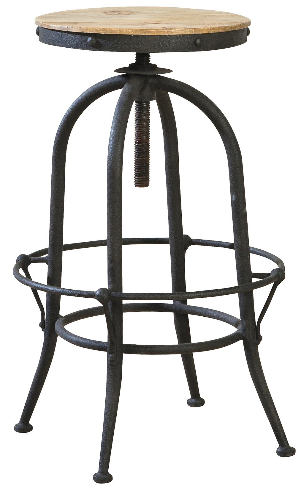 Abacus Backless Barstool