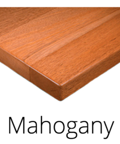 Solid Plank Mahogany Tabletop