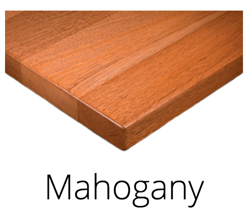 Solid Plank Mahogany Tabletop