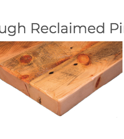 Rough Reclaimed Pine Tabletops