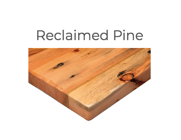 Reclaimed Pine Tabletops