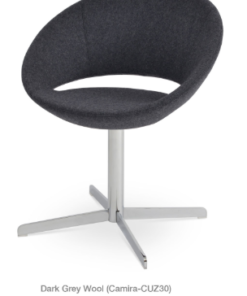 Aero Star Chair-X Base Dark Gray Wool 2