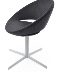 Aero Star Chair-X Base Dark Gray Wool