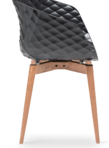Soma Chair - Wood Legs side